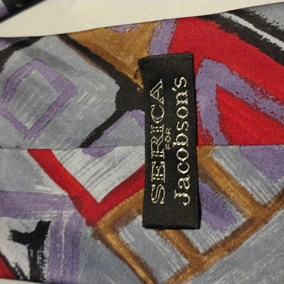 *4/$20 Bundle Deal Closet Cleanout Sale* Serica for Jacobson's men's tie - Picture 2 of 3
